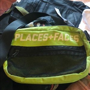 Places + faces shoulder bag